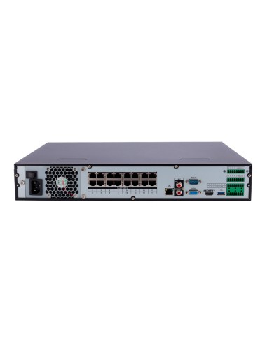 X-SECURITY NVR - RESOLUCIÓN MÁXIMA 16 MEGAPIXEL - 32 CH / 16 PUERTOS POE AF/AT - COMPRESIÓN H.265 / H.264 | 4 HDD - SALIDA HDMI
