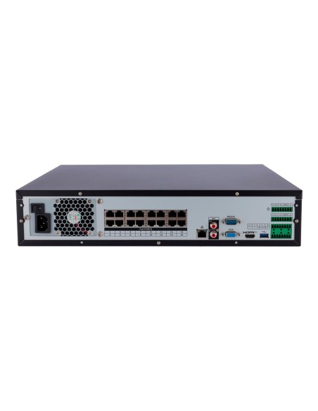 X-SECURITY NVR - MAXIMUM RESOLUTION 16 MEGAPIXEL - 32 CH / 16 POE AF/AT PORTS - COMPRESSION H.265 / H.264 | 8 HDD - HDMI OUTPUT