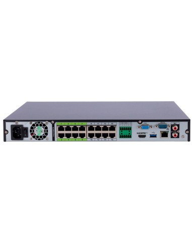 X-SECURITY NVR - RESOLUCIÓN MÁXIMA 32 MEGAPIXEL - 32 CH / 16 PUERTOS POE AF/AT - COMPRESIÓN H.265 / H.264 | 2 HDD - SALIDA HDMI