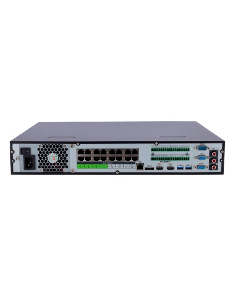 X-SECURITY NVR - RESOLUCIÓN MÁXIMA 32 MEGAPIXEL - 64 CH / 16 PUERTOS POE AF/AT - COMPRESIÓN H.265 / H.264 | 4 HDD - SALIDA HDMI
