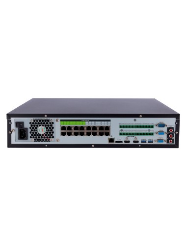 X-SECURITY NVR - RESOLUCIÓN MÁXIMA 32 MEGAPIXEL - 64 CH / 16 PUERTOS POE AF/AT - COMPRESIÓN H.265 / H.264 | 8 HDD - SALIDA HDMI