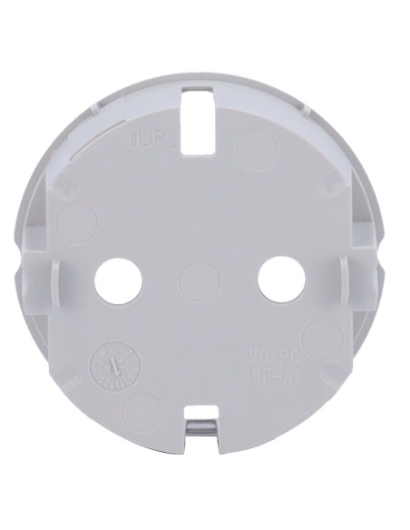 TAPA CENTRAL PARA ENCHUFE BÁSICO TIPO F - COMPATIBLE CON AJ-OUTLETCORE-BASIC - PROTECCIÓN CONTRA POLVO, SALPICADURAS, OBJETOS -