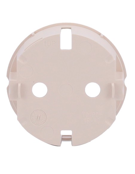 TAPA CENTRAL PARA ENCHUFE BÁSICO TIPO F - COMPATIBLE CON AJ-OUTLETCORE-BASIC - PROTECCIÓN CONTRA POLVO, SALPICADURAS, OBJETOS -