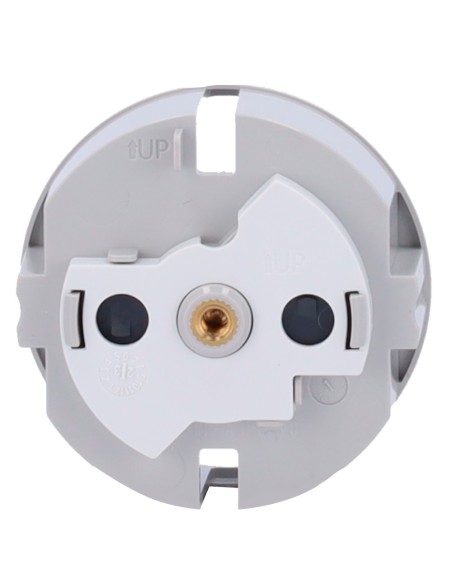 TAPA CENTRAL PARA ENCHUFE INTELIGENTE TIPO F - COMPATIBLE CON AJ-OUTLETCORE-SMART - INDICADOR LED SOBRE ESTADO DEL ENCHUFE Y CON