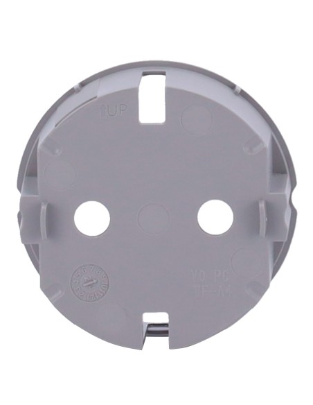 TAPA PARA ENCHUFE BÁSICO TIPO F - COMPATIBLE CON AJ-OUTLETCORE-BASIC - PROTECCIÓN CONTRA POLVO, SALPICADURAS, OBJETOS - SIN MONI