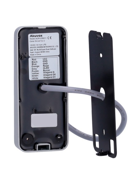 LECTOR DE ACCESO - ACCESO POR TARJETA EM/MF Y PIN - INDICADOR LED Y ACÚSTICO - WIEGAND 26/34 - COMPATIBLE CON EQUIPOS AKUVOX Y D