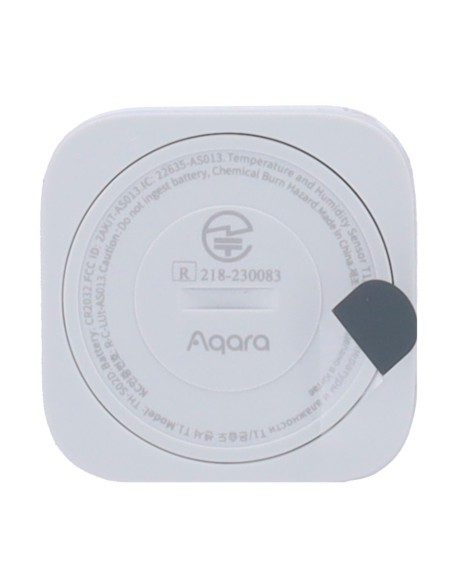 AQARA SENSOR DE TEMPERATURA Y HUMEDAD T1 - ZIGBEE 3.0  - DATOS HISTÓRICOS - REQUIERE AQARA HUB - BATERÍA 2 AÑOS DE DURACIÓN - SO
