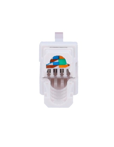 UTP CABLE CONNECTOR - OUTPUT CONNECTOR RJ45 - COMPATIBLE UTP CATEGORY 6 - EASY INSTALLATION WITHOUT TOOLS