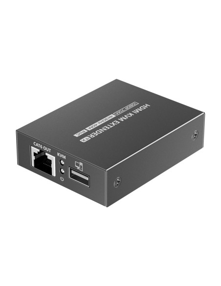 EXTENSOR KVM DE SEÑAL HDMI - ALCANCE 40 M - RESOLUCIÓN 4K - PERMITE CONEXIONES 1:1 - POC - ALIMENTACIÓN POR CABLE