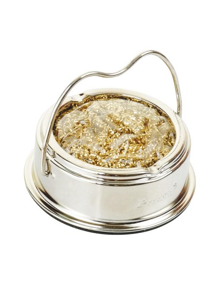 SOPORTE PARA SOLDADOR CON LIMPIADOR DE PUNTAS METALICO HRV6655