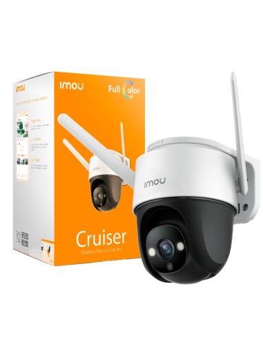 CÁMARA MOTORIZADA CRUISER 2C 5MP - WIFI 6 - 3.6 MM / AUTOTRACKING / IR + FULL COLOR - AUDIO BIDIRECCIONAL / SIRENA + FLASH -  IM