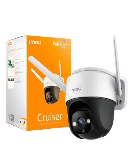 CÁMARA MOTORIZADA CRUISER 2C 5MP - WIFI 6 - 3.6 MM / AUTOTRACKING / IR + FULL COLOR - AUDIO BIDIRECCIONAL / SIRENA + FLASH -  IM
