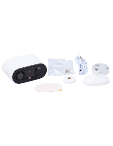 CÁMARA A BATERÍA CELL GO FULL COLOR 3MP - WIFI 2.4 GHZ / 5000MAH  - 2.8 MM / IR + FULL COLOR - AUDIO BIDIRECCIONAL / SIRENA + FL