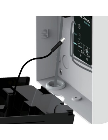 CARGADOR PARA VEHÍCULOS ELÉCTRICOS - POTENCIA 22KW / 32A / TRIFÁSICA - CONECTOR TIPO 2 | SOCKET SHUTTER - PROTECCIÓN IP55 - MONI