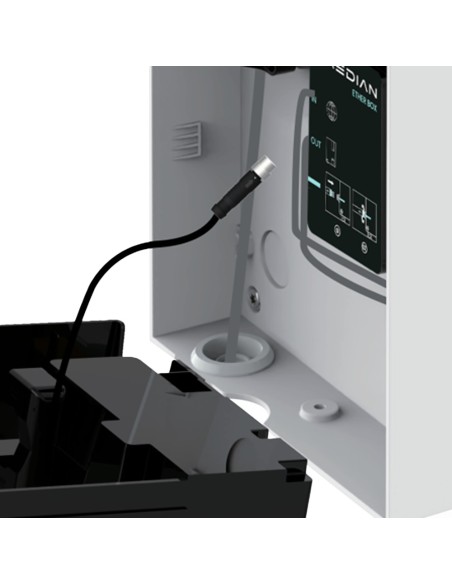 CARGADOR PARA VEHÍCULOS ELÉCTRICOS - POTENCIA 22KW / 32A / TRIFÁSICA - CONECTOR TIPO 2 | SOCKET SHUTTER - PROTECCIÓN IP55 - MONI