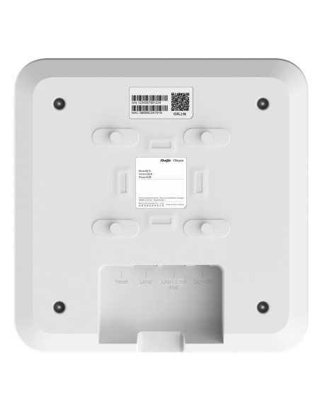REYEE - AP OMNIDIRECCIONAL WI-FI 6 - FRECUENCIA 2.4 Y 5 GHZ - SOPORTA 802.11A/B/G/N/AC/AX - VELOCIDAD TRANSMISIÓN HASTA 3000 MBP