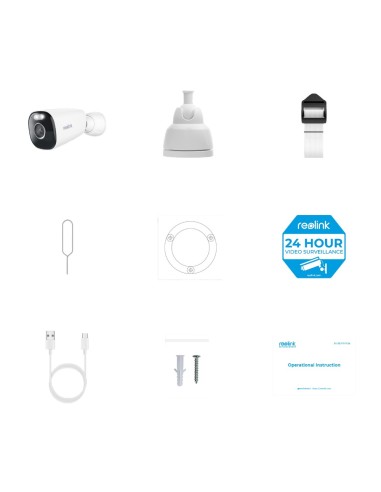 REOLINK CAMARA WIFI A BATERÍA - 5MP (2880 X 1616) - IR 10 M / NIGHT COLOR - PIR HUMANOS / VEHÍCULOS / MASCOTAS - AUDIO BIDIRECCI