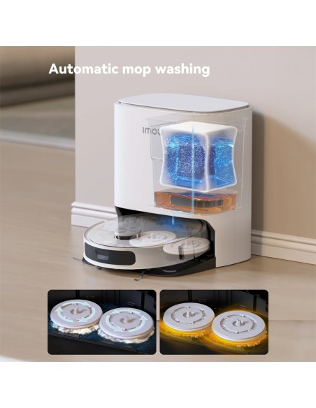 IMOU ROBOT ASPIRADOR RV3 - 8500PA / 6400 MAH - BARRIDO, ASPIRADO Y MOPEADO - AUTOLIMPIADO - ESTACIÓN DE CARGA - GESTIONA DESDE L