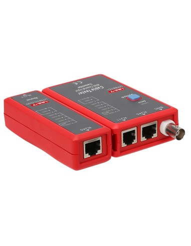 TESTER DE CABLES - COMPROBACIÓN DE ESTADO CABLES RJ45/RJ11/BNC - TESTEO MODO RÁPIDO Y MODO LENTO - APAGADO AUTOMÁTICO