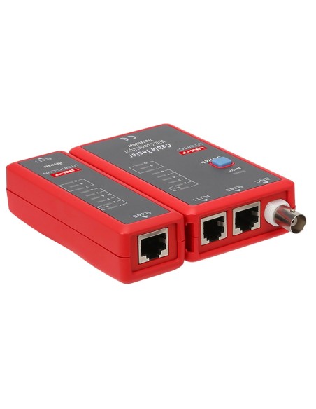 TESTER DE CABLES - COMPROBACIÓN DE ESTADO CABLES RJ45/RJ11/BNC - TESTEO MODO RÁPIDO Y MODO LENTO - APAGADO AUTOMÁTICO