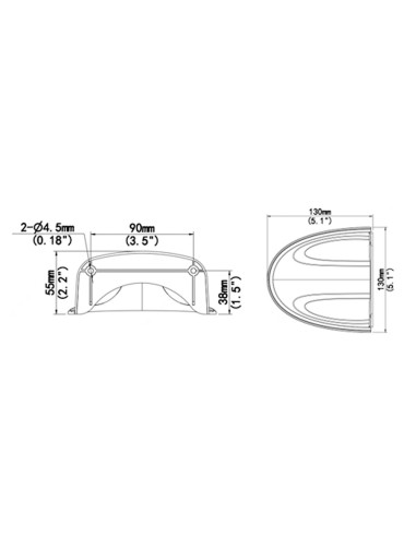 SOPORTE DE PARED - PARA CÁMARAS DOMO - APTO PARA USO EN EXTERIOR - COLOR BLANCO - 130 MM X 130 MM X 55 MM