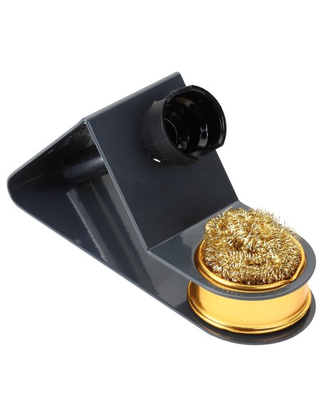 SOPORTE DE SOLDADOR CON LIMPIADOR METALICO EN SECO HRV7544