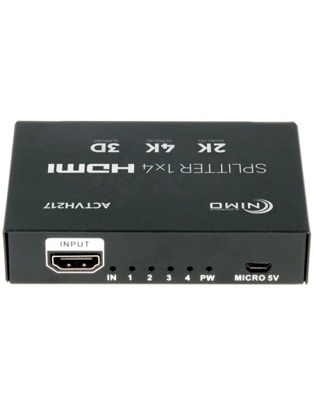 REPARTIDOR ACTIVO DE SEÑAL HDMI SPLITTER 4K 1E:4S ACTVH217