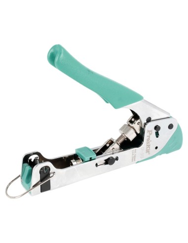 CRIMPADORA POR COMPRESION PARA CONECTORES COAXIALES. HRV5014