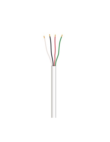 MANGUERA PARA ALARMA Y PORTERO 4 CABLES CON CPR, 100M WIR9085