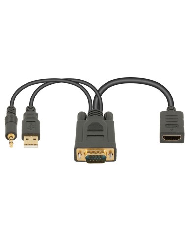 ADAPTADOR DE HDMI A VGA CON AUDIO WIR941
