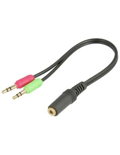 ADAP. JACK 3,5MM 4PIN H (ESTÉ.+MICRO) A 2