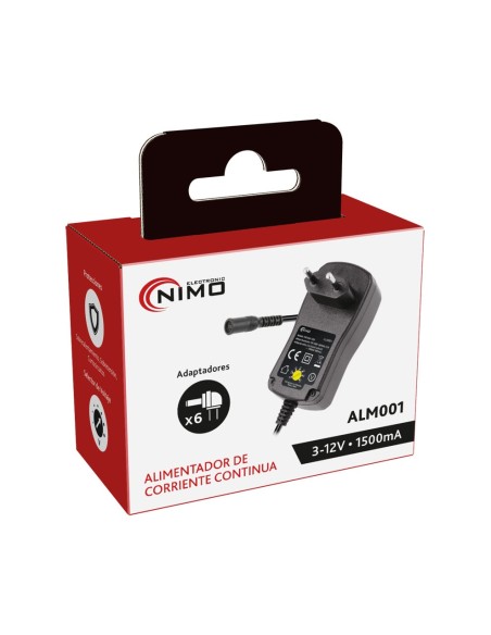 ALIMENTADOR REGULABLE MANUAL 3..12VCC/18