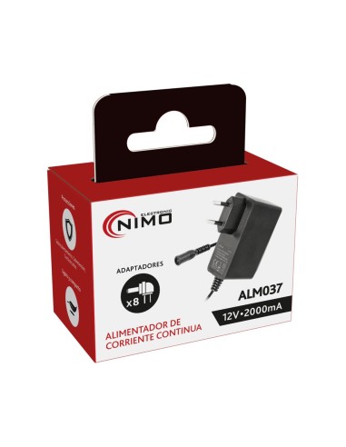 ALIMENTADOR ELECTRONICO UNIVERSAL 12VCC/2,0A ALM037