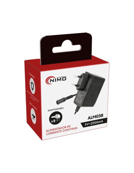ALIMENTADOR ELECTRONICO UNIVERSAL 5VCC/2,0A ALM038