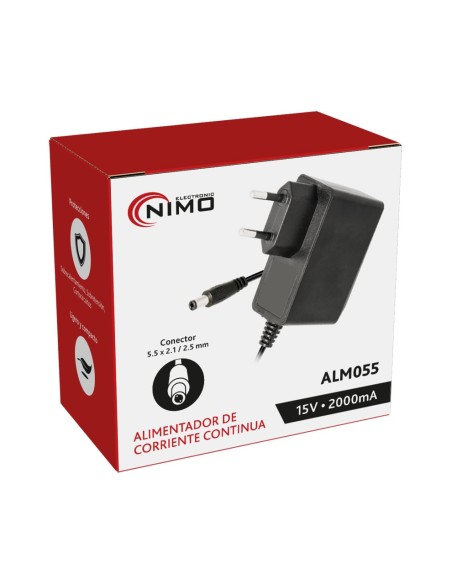 ALIMENTADOR ELECTRONICO UNIVERSAL 15VCC/2,0A ALM055