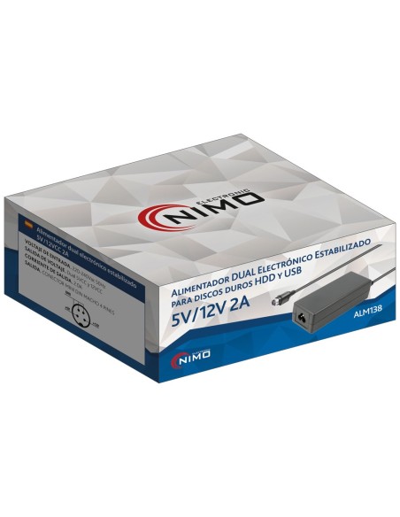 ALIMENTADOR DUAL MINI DIN 4 PINES GRUESO