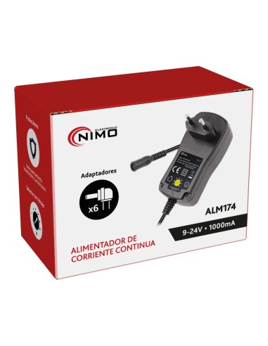 ALIMENTADOR REGULABLE MANUAL 9..24VCC/24