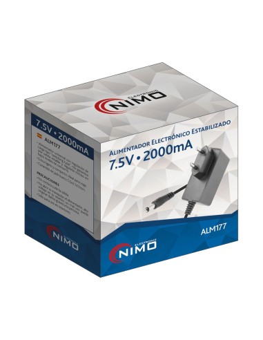 ALIMENTADOR ELECTRONICO UNIVERSAL 7,5VCC/2,0A ALM177