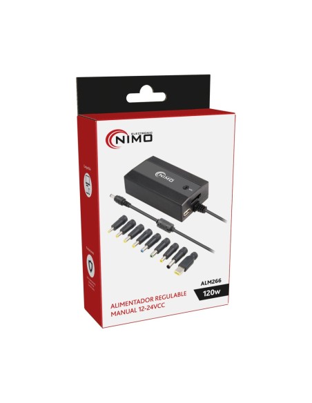 ALIMENTADOR REGULABLE MANUAL 12..24VCC 120W ALM266