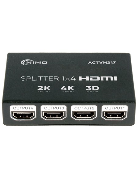 REPARTIDOR ACTIVO DE SEÑAL HDMI SPLITTER 4K 1E:4S ACTVH217