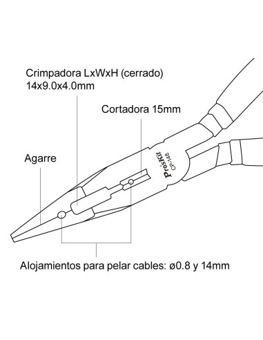 ALICATE ESPECIAL PARA TELECOMUNICACIONES
