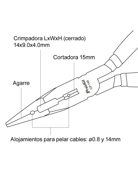 ALICATE ESPECIAL PARA TELECOMUNICACIONES