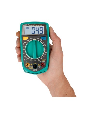 MULTIMETRO DIGITAL 3 1/2 DIGITOS TEST DE ALTA RESISTENCIA MUL011