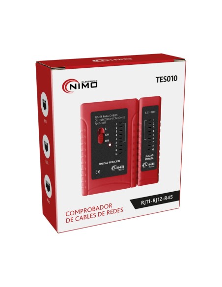 TESTER DE CONEXIONES DE REDES, UTP/FTP T