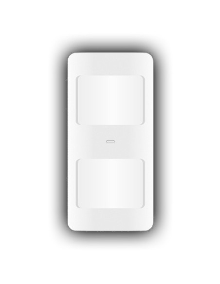 DETECTOR PIR ANTI MASCOTAS - INALÁMBRICO - ANTENA INTERNA - INDICADOR LED DE BAJA BATERIA - RANGO DE DETECCIÓN 8 M / 110º - ALIM