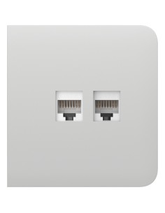 TAPA LATERAL PARA ENCHUFE ETHERNET - COMPATIBLE CON AJ-OUTLETCORE-LAN-W - REQUIERE MARCO AJ-FRAME - COLOR BLANCO