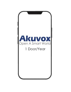 AKUVOX - LICENCIA PARA 1 PUERTA - PARA PUERTAS ADICIONALES - COMPATIBLE CON CLOUD DE OFICINA
