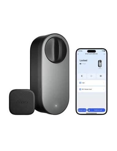 AQARA CERRADURA INTELIGENTE U200 LITE NEGRO - MATTER OVER THREAD / BLUETOOTH &AMP; NFC  - REQUIERE  AQARA HUB M3 / BORDER ROUTER
