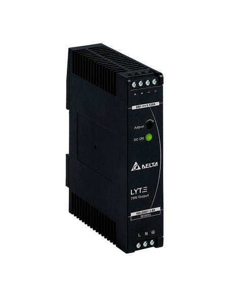 FUENTE DE ALIMENTACIÓN CONMUTADA - SALIDA DC 48 V / 1.57 A / 75 W - MONTAJE EN CARRIL DIN