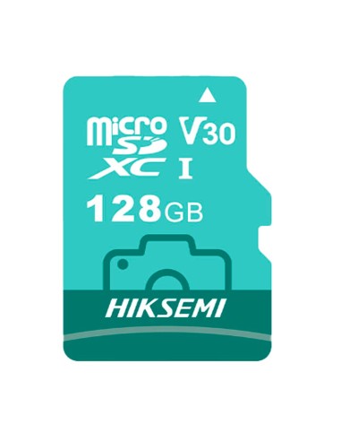 TARJETA MICROSD HIKVISION - CAPACIDAD 128 GB - CLASE 10 | VELOCIDAD R/W: 100/70 MB/S - CICLOS E/P: HASTA 300 - CCTV PROFESIONAL,